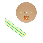 Термоусаживаемая трубка ТУТнг 10/5 желто-зеленая (100 м/ролл) TDM