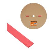 Термоусаживаемая трубка ТУТнг 12/6 красная (100 м/ролл) TDM