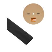 Термоусаживаемая трубка ТУТнг 20/10 черная (100 м/ролл) TDM