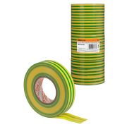 Изолента ПВХ 0,15х19мм Желто-Зеленая 20метров TDM