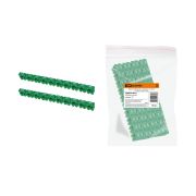 Маркер наборный - символ «5» зеленый 2,5 мм2 (150 шт.) TDM