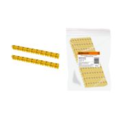 Маркер наборный - символ «N» желтый 2,5 мм2 (150 шт.) TDM