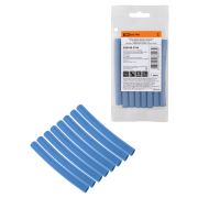 Набор трубок термоусаживаемых, не поддерживающих горение, клеевых, длиной 10 см ТТкНГ(3:1) «Моноцвет, си ний 7,9/2,65 TDM»