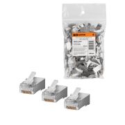 Разъем RJ-45 FTP для кабеля кат. 6, 8P8C (100шт) TDM