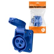 Розетка 413 скрытая 2Р+РЕ 16А 220В IP44 TDM