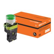 Кнопка SB2-BW3361 с возвратом, 1НО, d22 мм, с подсветкой 230 В LED, зеленая, IP40 TDM