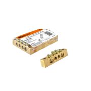 Шина «N» нулевая 8x12мм  4/2 (4 группы/крепеж по краям) TDM