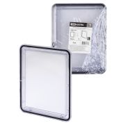 Стекло для электрощитов СПЭ-2 (пластиковое), под вырез 119,5х159,5мм, толщина поверхности 0,5-2мм, IP68 TDM