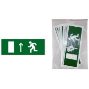 Знак «Направление к эвакуационному выходу прямо» 350х124мм для ССА TDM