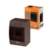 Бокс ЩРН-П-6 модулей навесной пластик IP41 «Эко» (бук) TDM