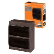 Бокс ЩРН-П-24 модулей навесной пластик IP41 «Эко» (бук) TDM