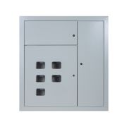 Корпус щита этажного 5 кв. модификация3 Народный (1010х950х160), ниша 920х860х140
