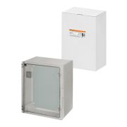 Бокс пластиковый ЩМП-0-10, прозр. крышка, ABS, IP65, от -45 до +75 °С, навесной, (500x350x220) TDM