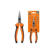 Длинногубцы (тонкогубцы), с двухкомпонентными рукоятками,CR-V сталь, 160 мм, серия «Алмаз» TDM