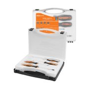 Набор отверток 4 шт.: SL3x75, SL5х100, PH1х75, PH2х100 (пласт. чемодан), CR-V «Алмаз» TDM