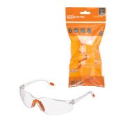 Очки защитные открытые ударопрочные, с дужками, с накладками на заушниках, прозрачные, «Гранит», TDM