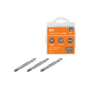 Набор бит №2,  10 бит: PH2x10, сталь S2 в пластиковом держателе, «Алмаз» TDM