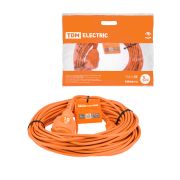 Удлинитель-шнур силовой УШ10 TDM (штепс. гнездо, 10м ПВС 2х1,0) У-12006