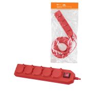 Удлинитель силовой Уз16-05В TDM (с крышками IP44, выключатель, 5 мест/20м КГ 3х1,5)