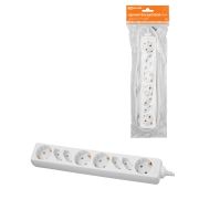 Удлинитель бытовой  У044, 4 б/з+4 с/з, 1,5метра, ПВС 3х1,5мм2  16А/250В TDM