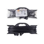 Удлинитель-шнур на рамке силовой народный ПВС 2200 Вт б/з, 10м, штепс. гнездо У-12006