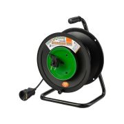 Удлинитель на катушке силовой народный с 1 выносной роз. ПВС 2200 Вт с/з, 50м УС1-12101