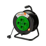 Удлинитель на катушке силовой народный 4 гнезда ПВС 2200 Вт с/з, 20м УС1-42125