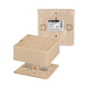 Коробка распаячная КР 100х100х44 ОП сосна, с клем. колодкой, IP40, инд. штрихкод TDM