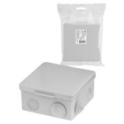 Распаячная коробка ОП 100х100х55мм, крышка, IP54, 8вх. инд. штрихкод TDM