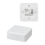 Коробка распаячная КР 75х75х28 ОП белая, IP40, инд. штрихкод TDM