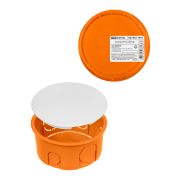 Распаячная коробка СП D80х40мм, крышка, IP20, инд. штрихкод, TDM