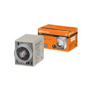 Реле времени 4-диапазоннное 2 режима цокольное РВ1E-2реж-3мин/30час-5А-230В-8Ц TDM