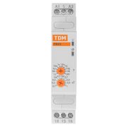 Реле времени РВО5-ВЫКС-0,1с/10дн-8А-230В-DIN (зад.выкл.-упр.сигн., 0,1с-10дн, 230В AC) TDM