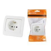 Розетка 2П+З 16А белая «Валдай» TDM