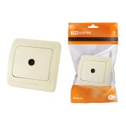 Розетка TV простая (0-2400 Гц,  «мама») сл. кость «Валдай» TDM