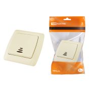 Выключатель 1 кл. с подсветкой 10А сл. кость «Онега» TDM