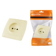Розетка 2П 10А 250В сл. кость «Онега» TDM