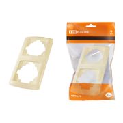 Рамка 2-х постовая горизонтальная сл. кость «Онега» TDM