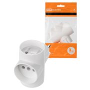 Тройник 3х2П 16А 250B белый TDM