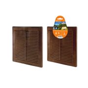 Решетка разъемная с москитной сеткой, 183х253 «ЭКО» (коричн.) TDM