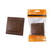 Выключатель 1 кл. 10А «ЭКО» (бук) «Таймыр» TDM