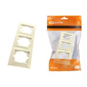 Рамка 3-х постовая вертикальная сл. кость «Лама» TDM