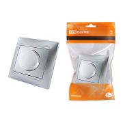 Светорегулятор RL 300 Вт серебр. металлик «Лама» TDM