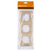 Рамка 3-х постовая вертикальная сосна «Лама» TDM