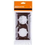 Рамка 2-х постовая вертикальная венге «Лама» TDM