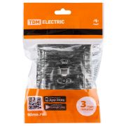 Розетка телефонная RJ11 старинное серебро «Лама» TDM