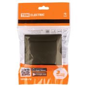 Кнопка звонковая 6А бронза «Лама» TDM