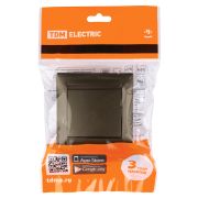 Перекрестный выключатель 1-кл. 10А бронза «Лама» TDM