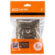 Розетка телефонная RJ11 старинная бронза «Лама» TDM