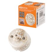 Выключатель фарфоровый поворотный проходной с ручкой (бантик) 10А мраморный «Болонь» TDM